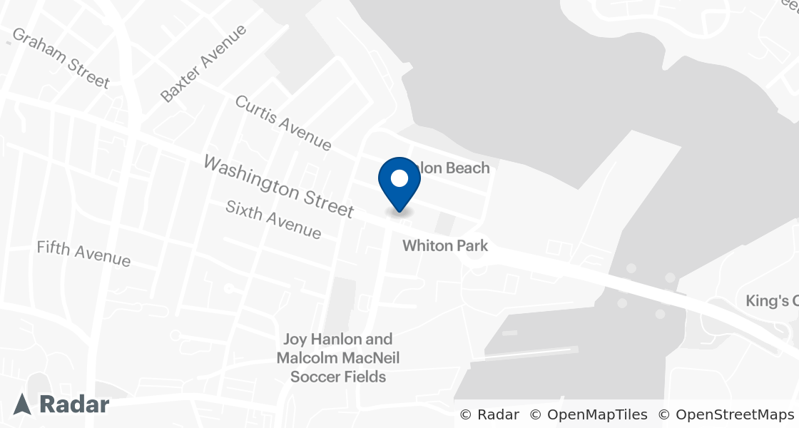 Map of Dairy Queen Location:: 652 Washington St, Quincy, MA, 02169-7334